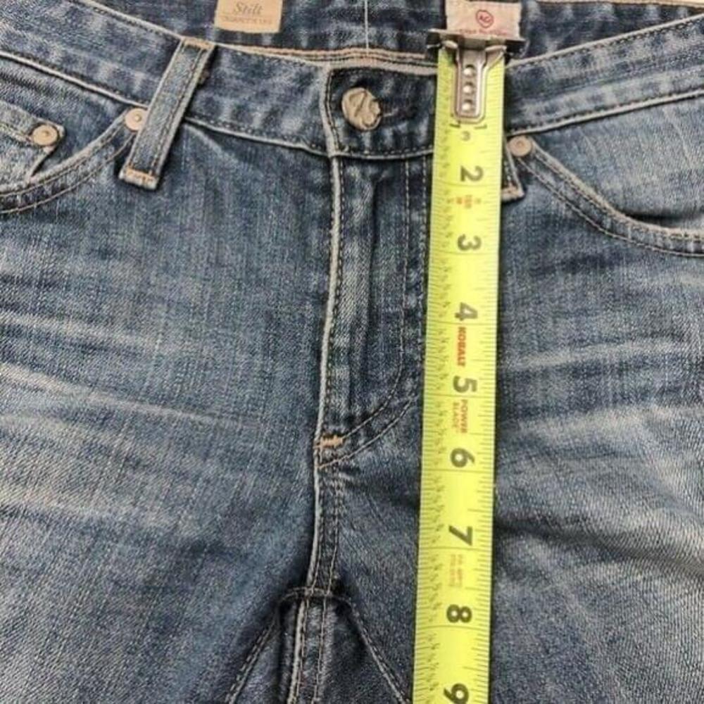 AG Adriano Goldschmied The Stilt Cigarette Leg Skinny Distressed Jean Size 26 - Picture 8 of 10